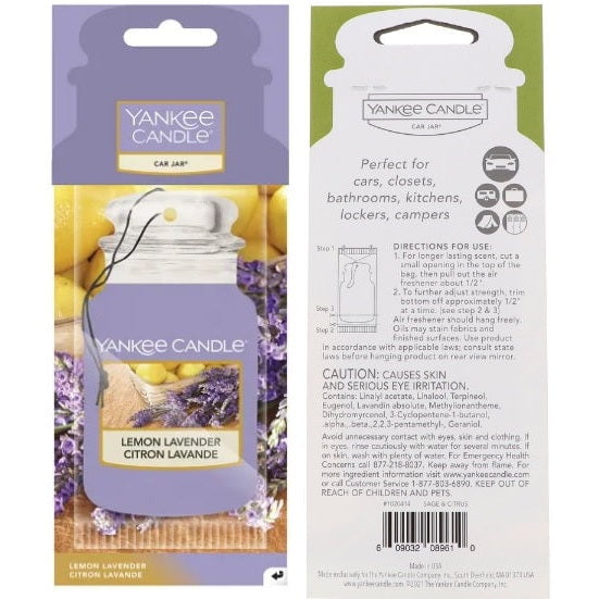 GUNMANSA Yankee Candle Lemon Lavender Card Jar
