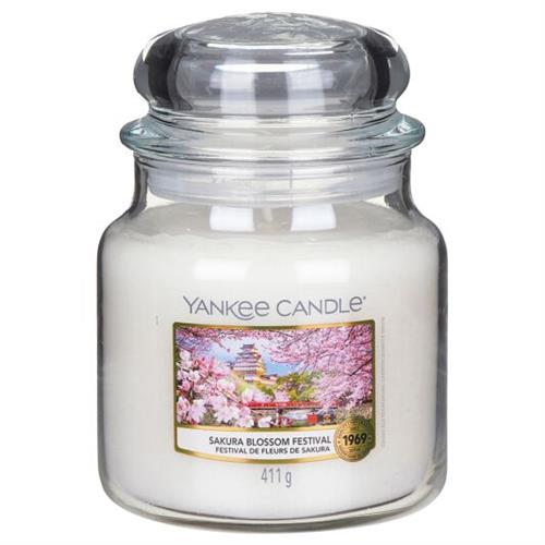 GUNMANSA Yankee Candle Sakura Blossom Medium Jar Retail Box No