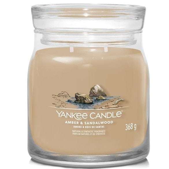 GUNMANSA Yankee Candle Signature Collection Amber & Sandalwood