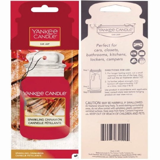 GUNMANSA Yankee Candle Sparkling Cinnamon Card Jar