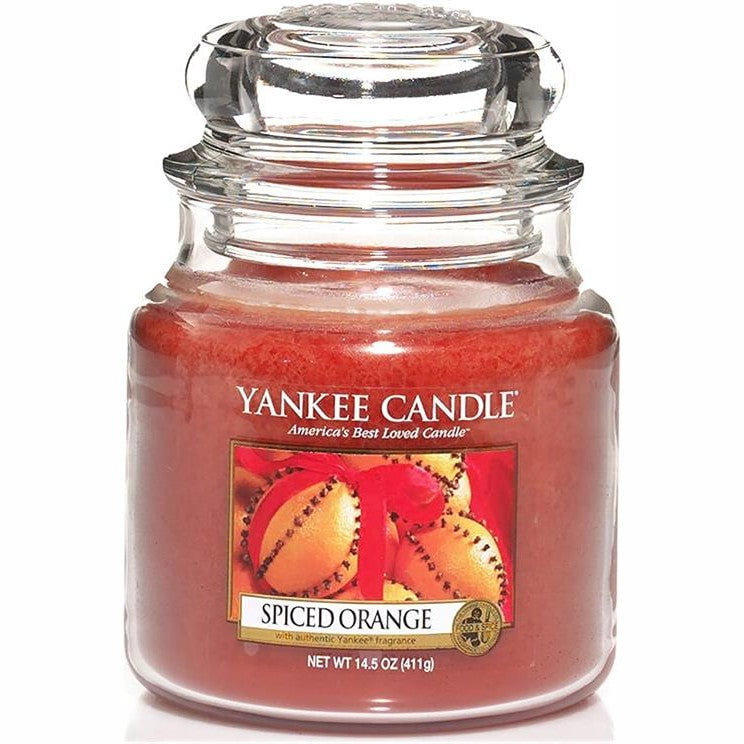 GUNMANSA Yankee Candle Spiced Orange Medium Jar Retail Box No