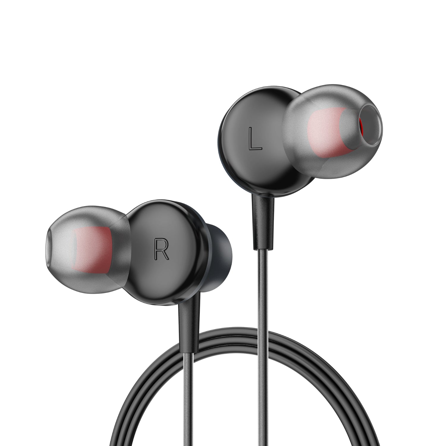 GUNMANSA Yookie YTL-11 Wired Earphones Type-C - Black/Silver