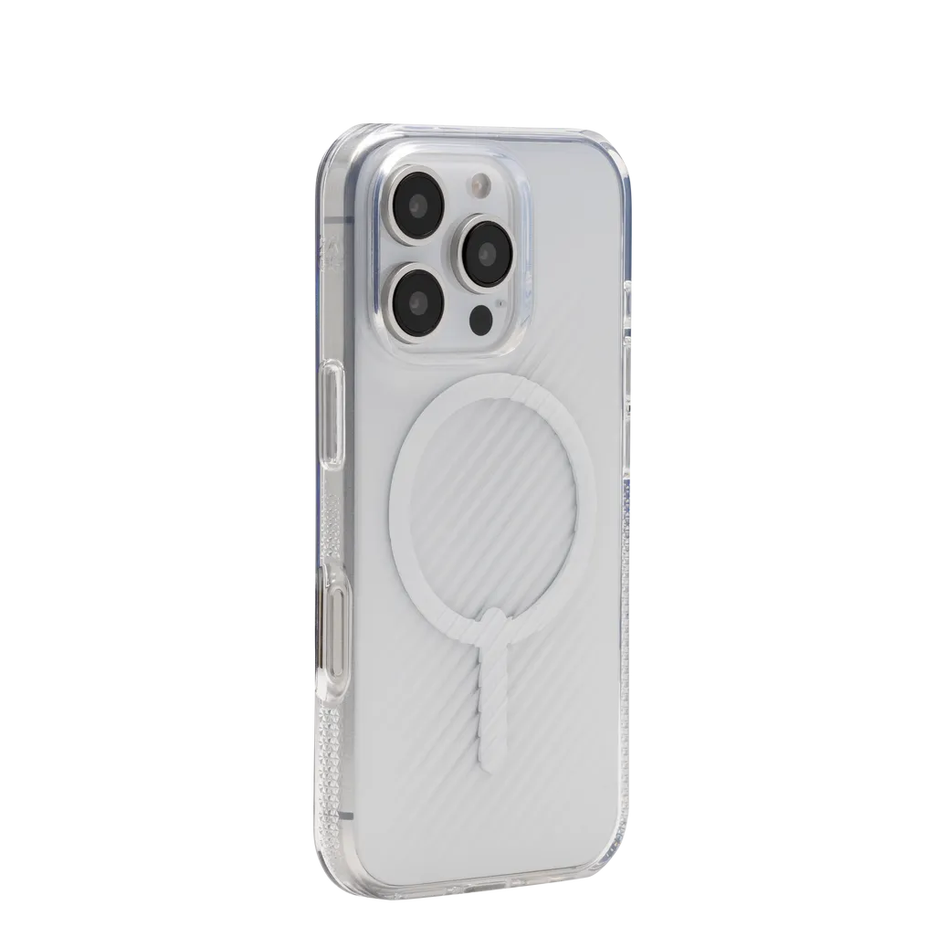 GUNMANSA ZAGG Cases Luxe Snap Apple iPhone 16 Pro Clear, Cover, Apple, iPhone 16 Pro, 16 cm (6.3"), Transparent