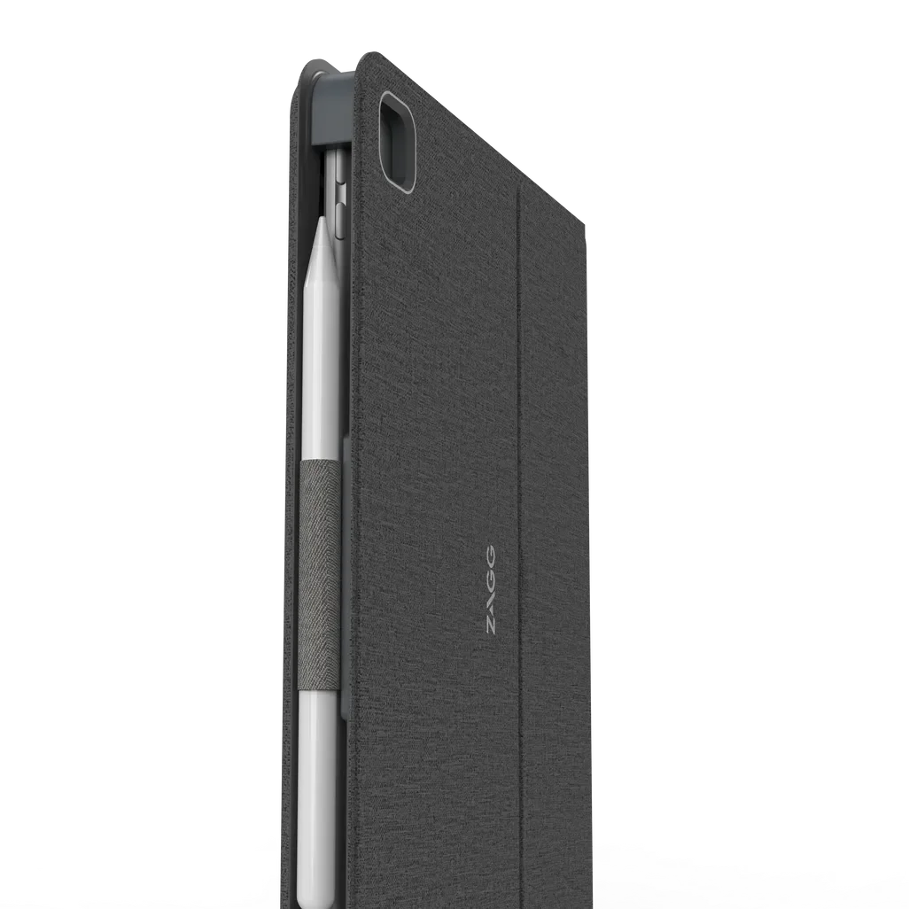 GUNMANSA ZAGG Keyboard Messenger Folio 2-Apple-iPad 10.2/10.5-Charcoal-UK, UK English