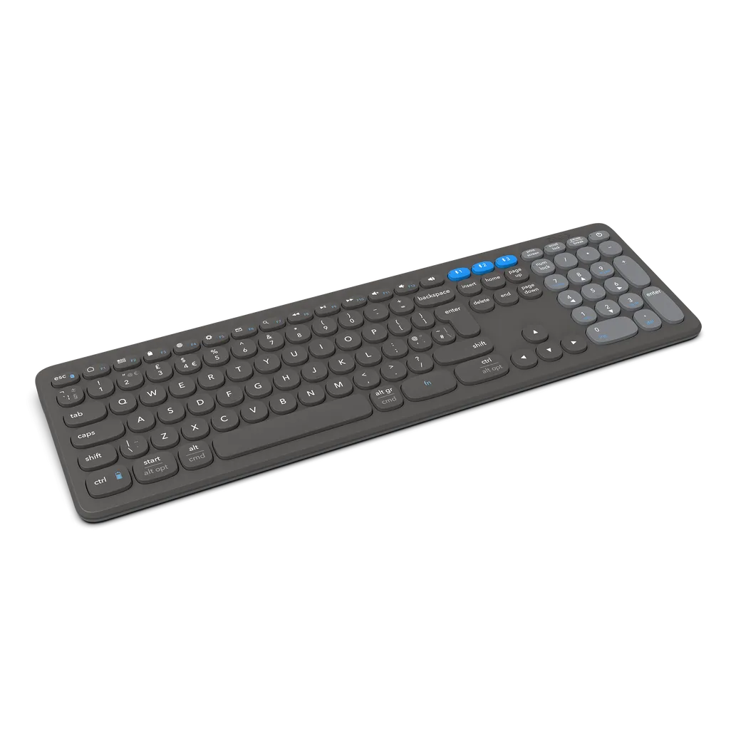 GUNMANSA ZAGG Pro Keyboard 17, Full-size (100%), Wireless, Bluetooth, QWERTY, Black