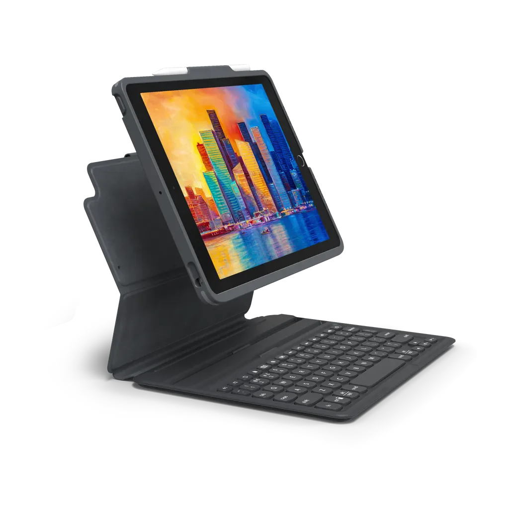 GUNMANSA ZAGG Pro Keys Apple iPad 10.2 Black/Grey UK, UK English, Apple, iPad, Black
