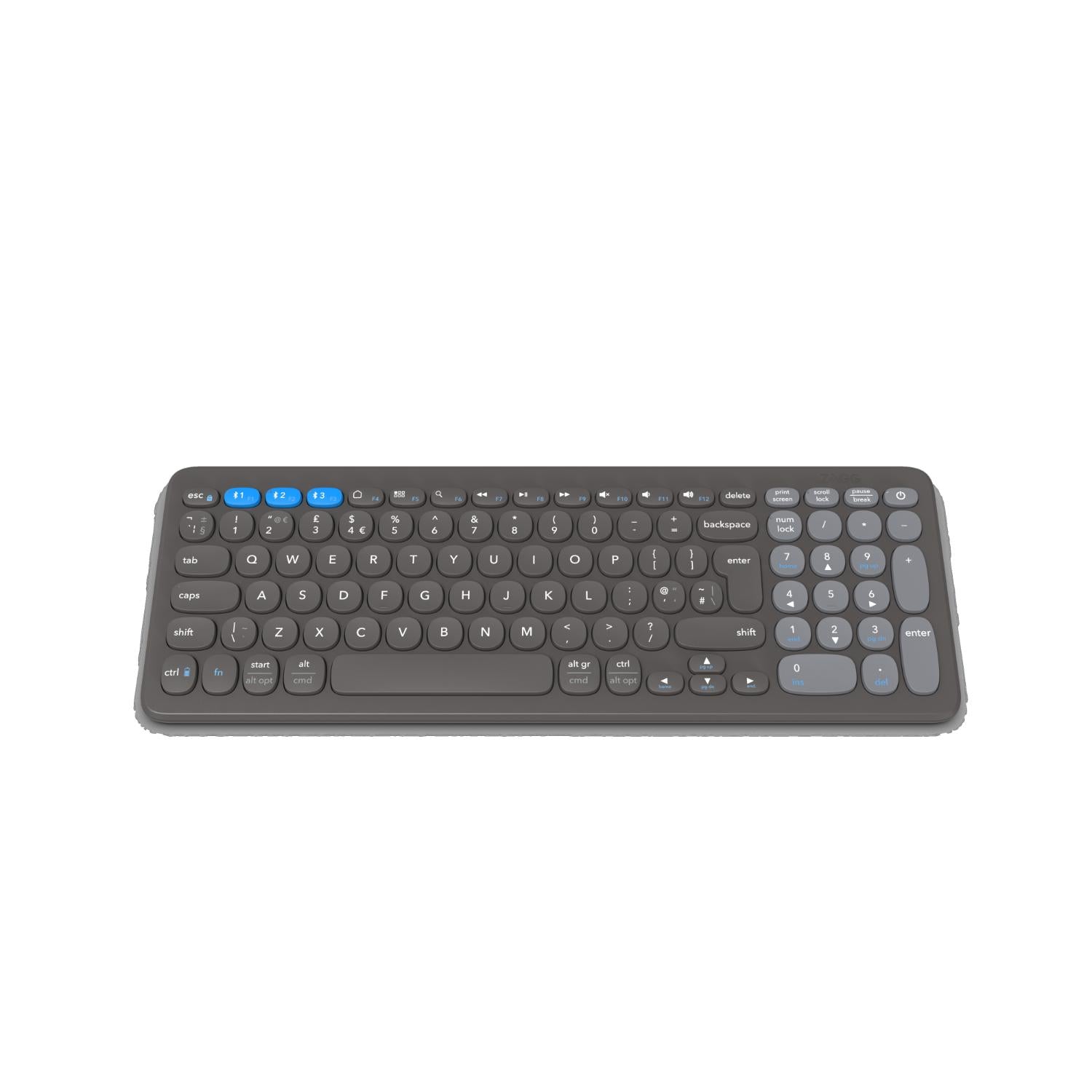 GUNMANSA ZAGG Pro Wireless Keyboard 15-Inch - Grey