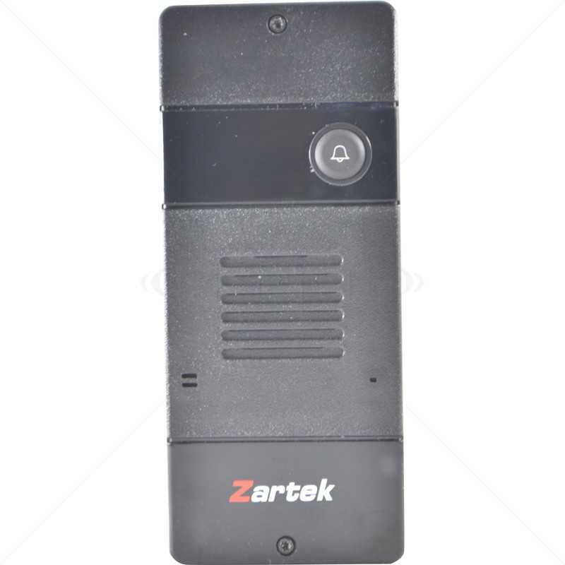 GUNMANSA ZARTEK 1 Button Digital Wireless Intercom Slave Gate Station incl PSU Part No: IC157-2
