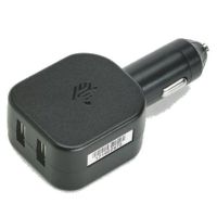 GUNMANSA Zebra CIGARETTE LIGHTER ADAPTER; 5V; 2.5A; TWO TYPE A USB PORTS.