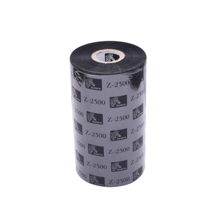 GUNMANSA Zebra Media 2300 Wax Ribbon, 12 pcs, Zebra printers, Thermal transfer, Black, 74 m, 2.5 cm, 110mm