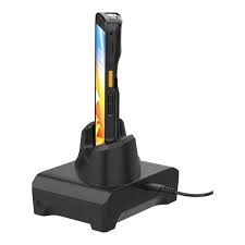 GUNMANSA Zebra TC22/TC27 Single Slot Charge Only Cradle; Removable shim pre-installed for device without boot; compatible for device with