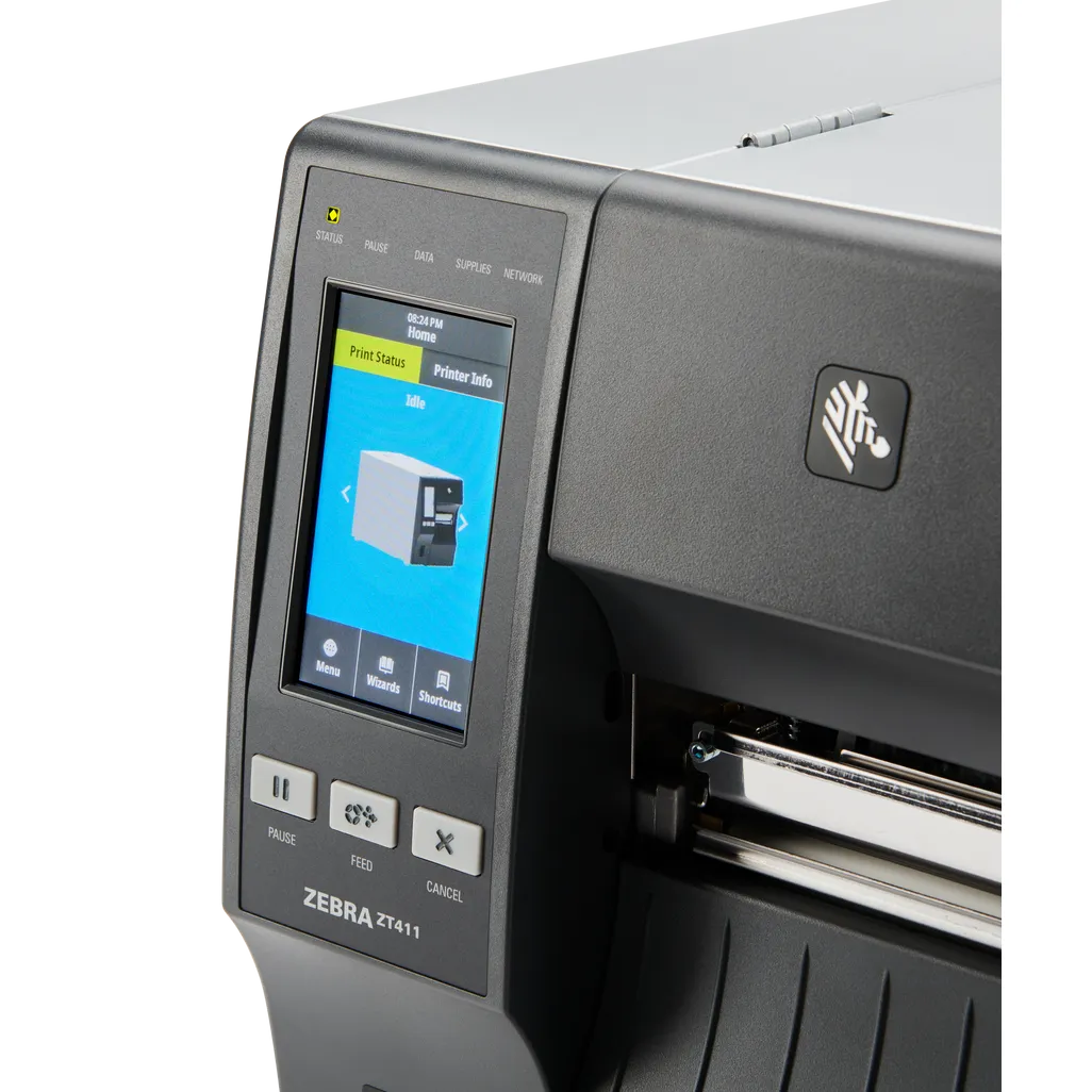GUNMANSA Zebra ZT411, Direct thermal / Thermal transfer, POS printer, 203 x 203 DPI, 2.4 ips, 0.058 - 0.25 µm, 10.4 cm