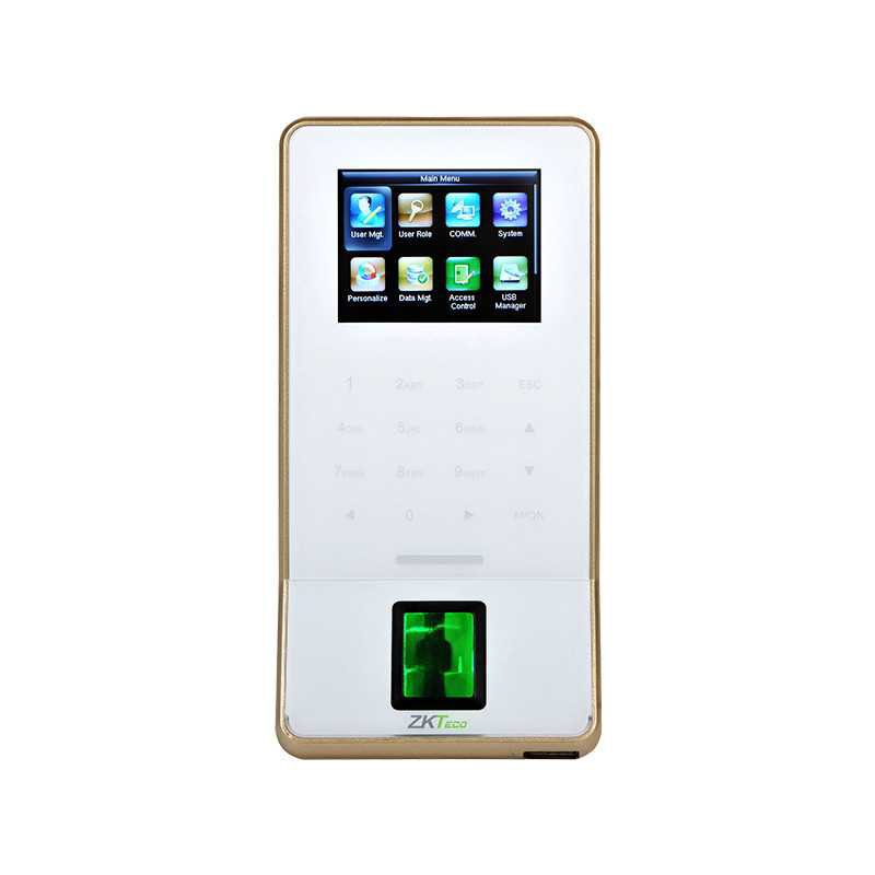 GUNMANSA ZKTeco F22 Fingerprint Keypad Reader - SilkID - WiFi - White Part No: LK171-1