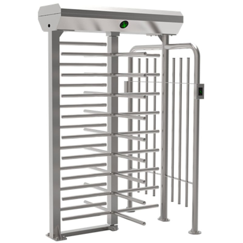 GUNMANSA ZKTeco FHT2422 Turnstile - Full Height - 4 Arm - Fingerprint & RFID Part No: LK211