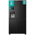 Hisense Side by Side Black 601lt Refrigerator - H780SB-IDL