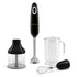 Smeg Black Retro Hand Blender 700W - HBF03BLEU