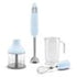 Smeg Smeg Pastel Blue Retro Hand Blender 700W - HBF03PBEU