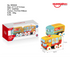 HE0242 - Pullback Cloth Car Bus and truck 2PC