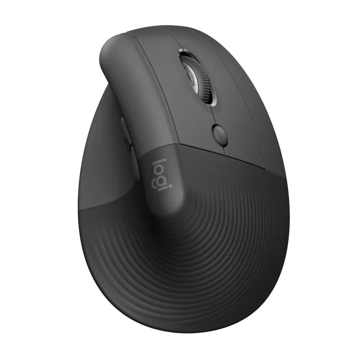 Logitech Lift - Wireless Ergonomic Mouse - Graphite
