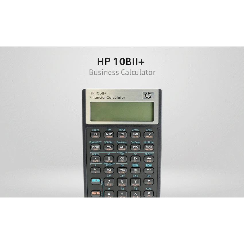 HP Education and learning HP 10Bii+ - Business Calculator (Algebraic) - Non-Programmable