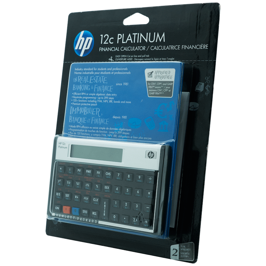 HP Education and learning HP 12C Platinum Financial Calculator (Algebraic or RPN)