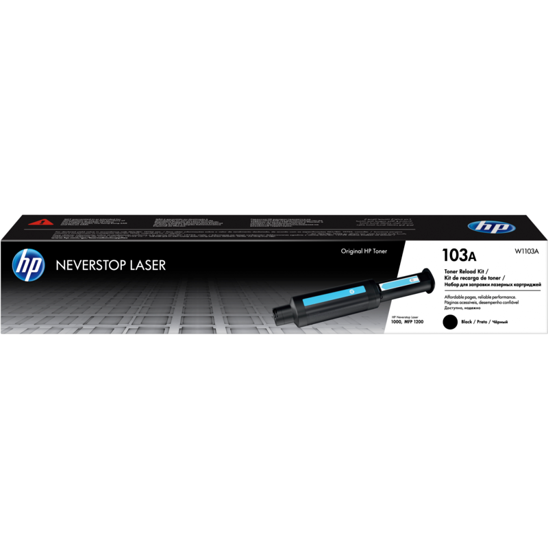 HP HP 103A Black Original Neverstop Laser Toner Reload Kit