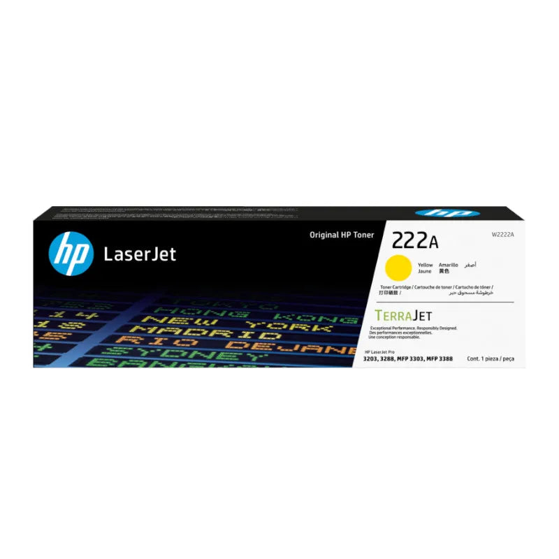 HP HP 222A Yellow Original LaserJet Toner Cartridge