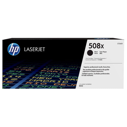HP HP 508X Black LaserJet Enterprise Toner Cartridge