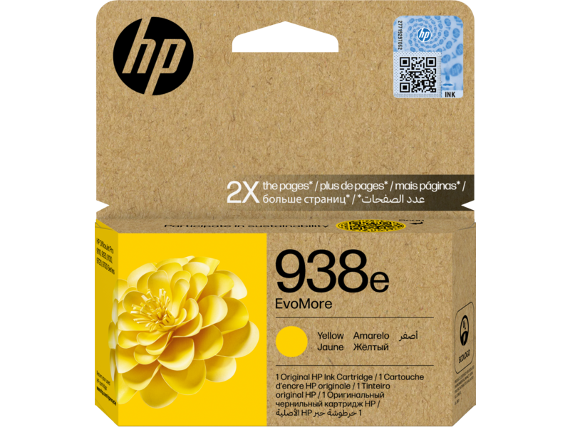 HP HP 938e EvoMore Yellow Original Ink Cartridge