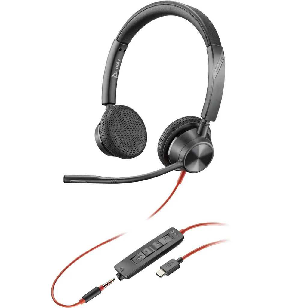 HP Poly BW 3325 USB-C HS +3.5mmP +USB-C/A