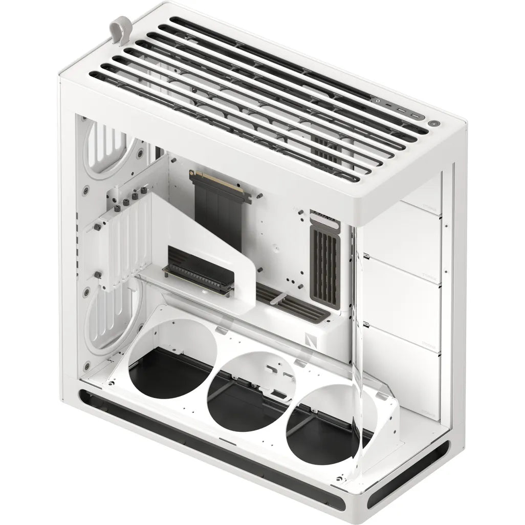 Aerocool HAVN HS 420 Base Edition White EATX case - Adjustable GPU Bracket - Supports 11 fans (0 Incl) - 4x 3.5'' or 8x 2.5''