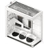 Aerocool HAVN HS 420 Base Edition White EATX case - Adjustable GPU Bracket - Supports 11 fans (0 Incl) - 4x 3.5'' or 8x 2.5''