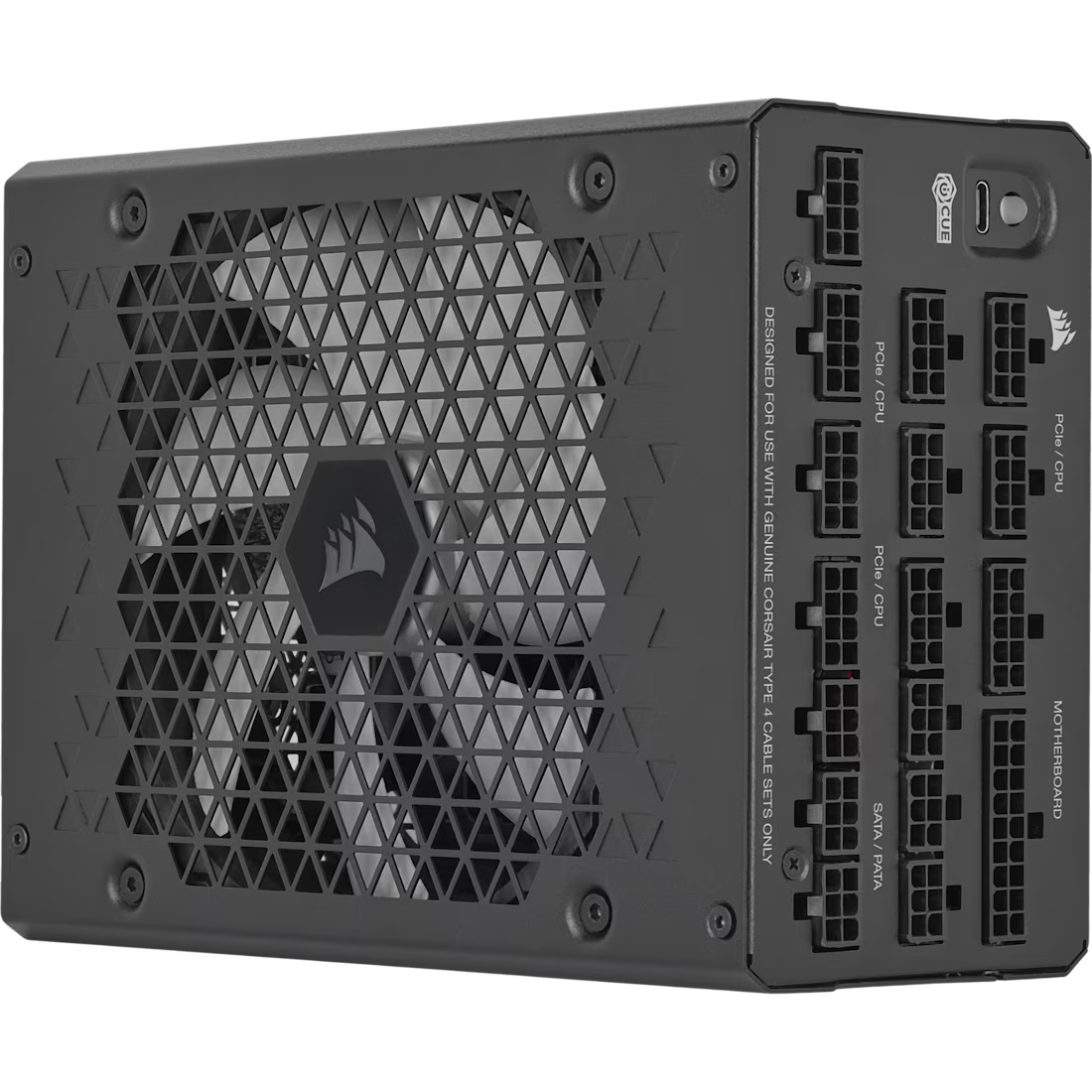 GUNMANSA Corsair HX Series™ HX1200i — 1200 Watt 80 PLUS® Platinum Certified Fully Modular PSU; ATX 3.1; PCIe 5.1 10yr Warranty