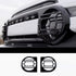 iCAUR V23 Gloss Black Headlight Guard Trim