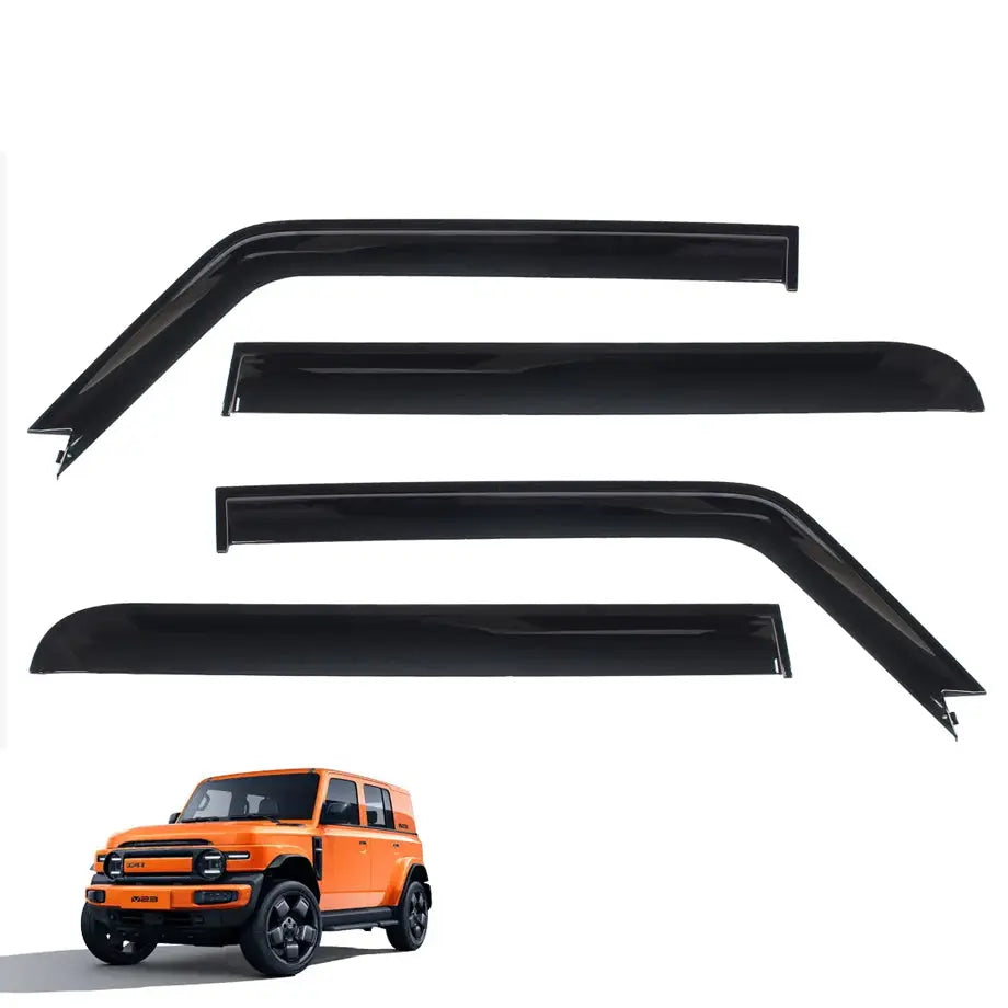 iCAUR V23 Gloss Black Windshield (4-Piece)