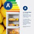 KIC 170l Dark Grey A+ Fridge - KTF518/2GR