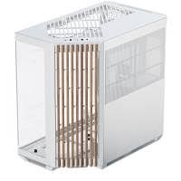 Aerocool APNX V1 premium White and Wood mid-tower ATX case -Supports up to 10 fans -  6x2.5'' or 2x 3.5'' - 360mm radiator -