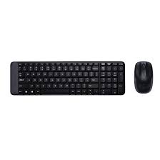 Logitech MK220 - Wireless Keyboard and Mouse combo - Black - USB