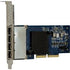 Lenovo ISG ThinkSystem I350-T4 PCIe 1Gb 4-Port RJ45 Ethernet Adapter By Intel