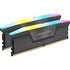 Corsair VENGEANCE RGB DDR5 32GB (2 x 16GB) DDR5 6000 CL38-44-44-96 1.35V Intel XMP & AMD EXPO - Black