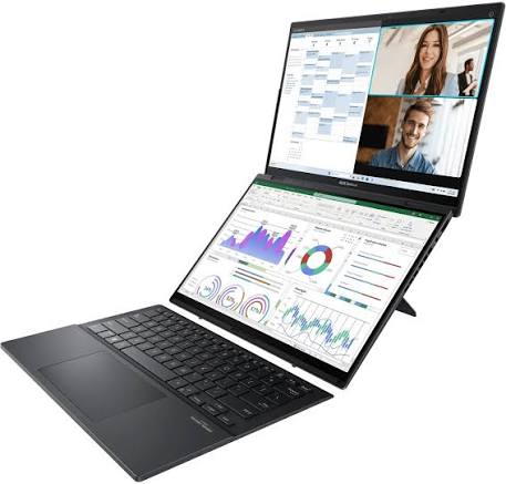 ASUS Zenbook Duo|UX8406CA-0U91610G2W|14'' OLED|TOUCH|500NITS|GREY|Ultra 9-285H|LPDDR5X 16GB OB|1TB PCIE SSD|STYLUS|BACKPACK|WIN