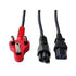 DEDICATED 1x IEC 1x CLOVER POWER CABLE - 2 WAY
