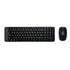 Logitech Wireless Combo MK220, Mini, Wireless, RF Wireless, QWERTY, Black, Mouse included