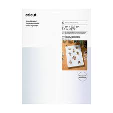 GUNMANSA 2011884 - Cricut Printable Vinyl Transparent 12 sheets 21x29.7cm