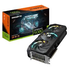 GIGABYTE NVIDIA RTX5080 GAMING OC 16GB GDDR7/ DP x3/ HDMI x1/ Support 8K.
