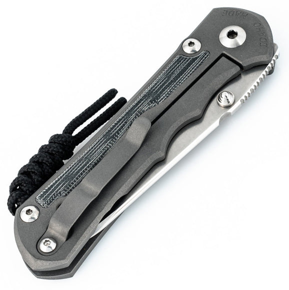 Chris Reeve Large Inkosi Insingo Black Canvas Micarta LIN-1028
