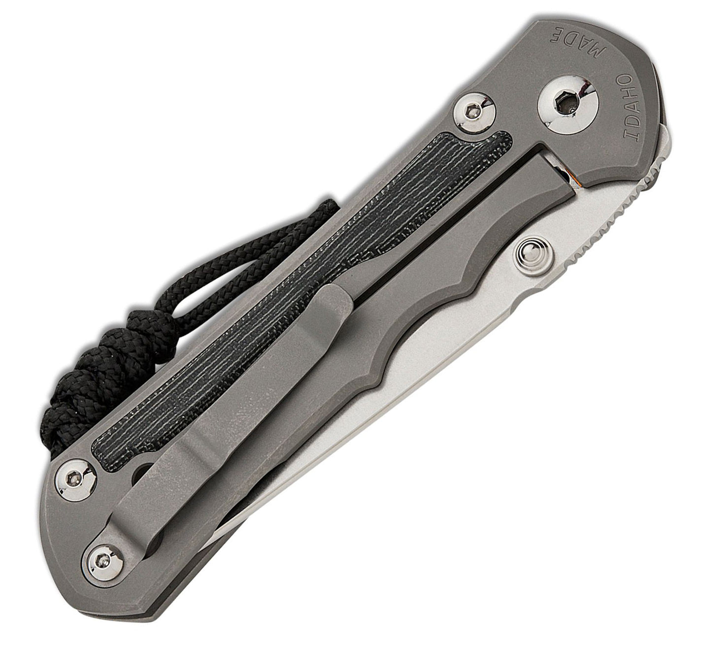 Chris Reeve Large Inkosi Tanto Black Micarta Glass Blasted Magnacut LIN-1132
