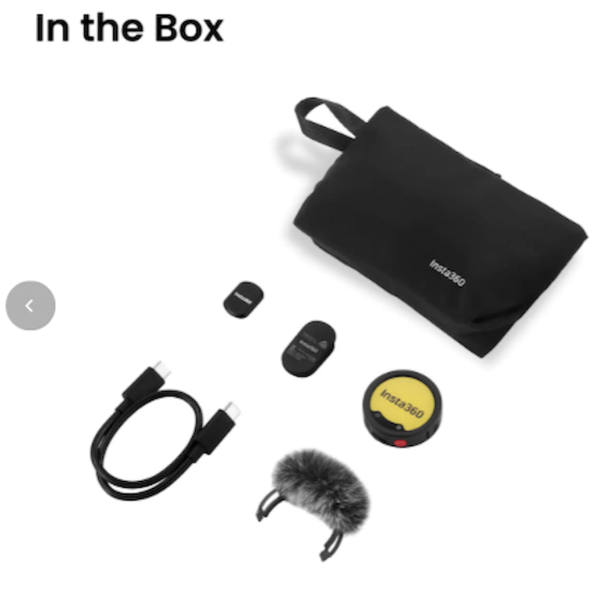 Insta360 Insta360 Mic Pro Transmitter (Graphite Black)
