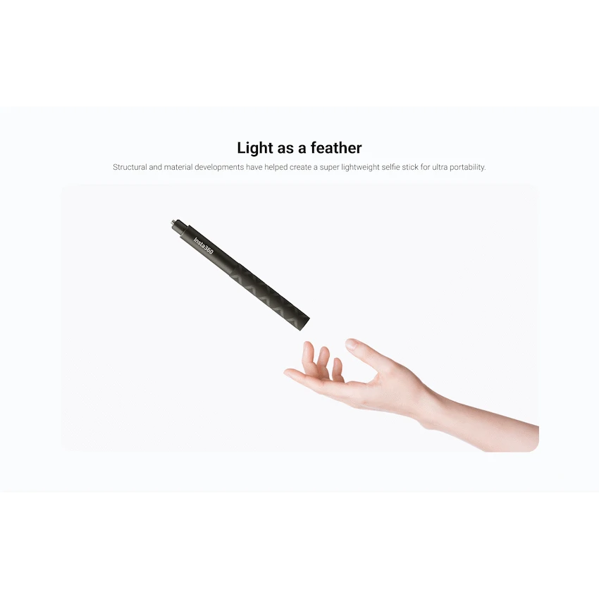 Insta360 Photography Insta360 114cm Invisible Selfie Stick