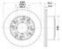 Brake Disc Rear Iveco Daily 30-8, 35-8, 35S13, 35C1, 50C13, 50C15, 65C15, 70C15 MAP-100656